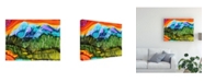 Trademark Global Michelle Mccullough Magic Mountain Canvas Art - 20" x 25"